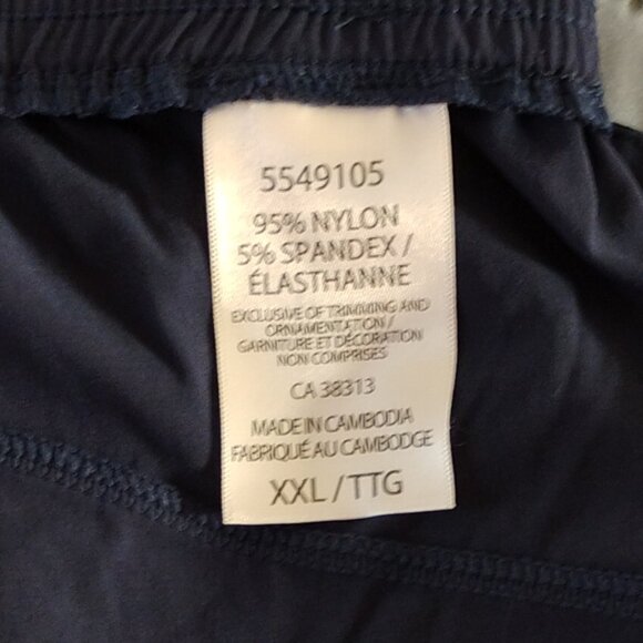 Tuff Athletic Women's Shorts Size xxl Navy Blue - Picture 5 of 5